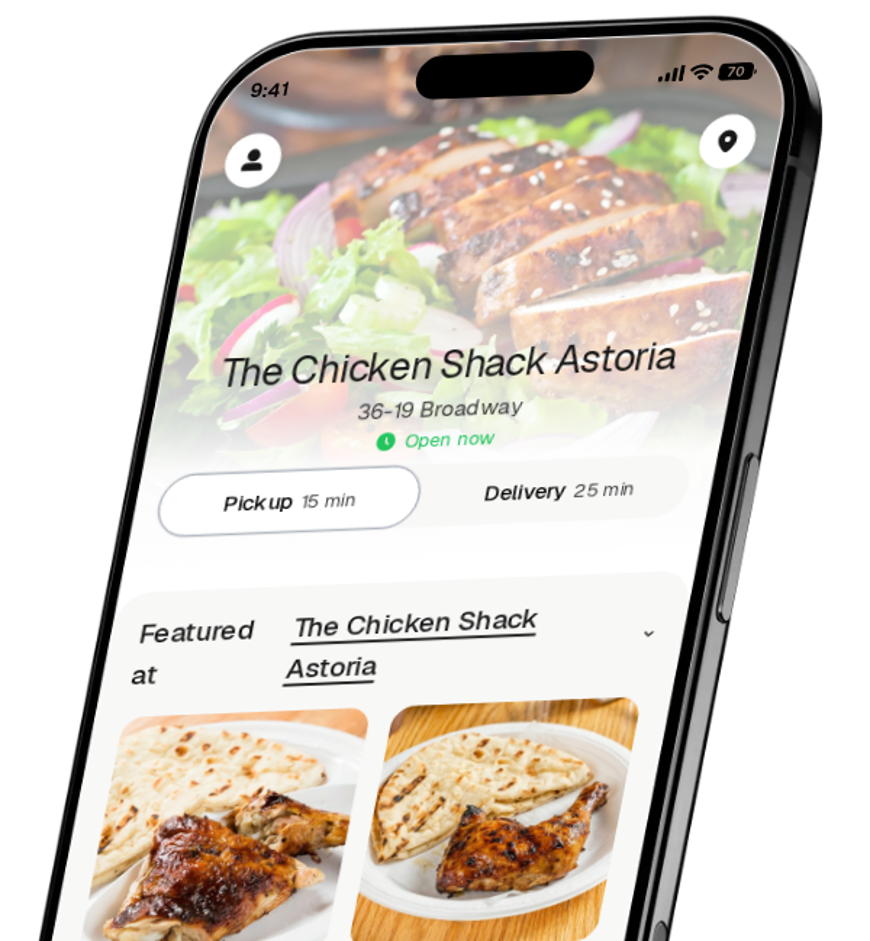 The Chicken Shack Astoria app preview