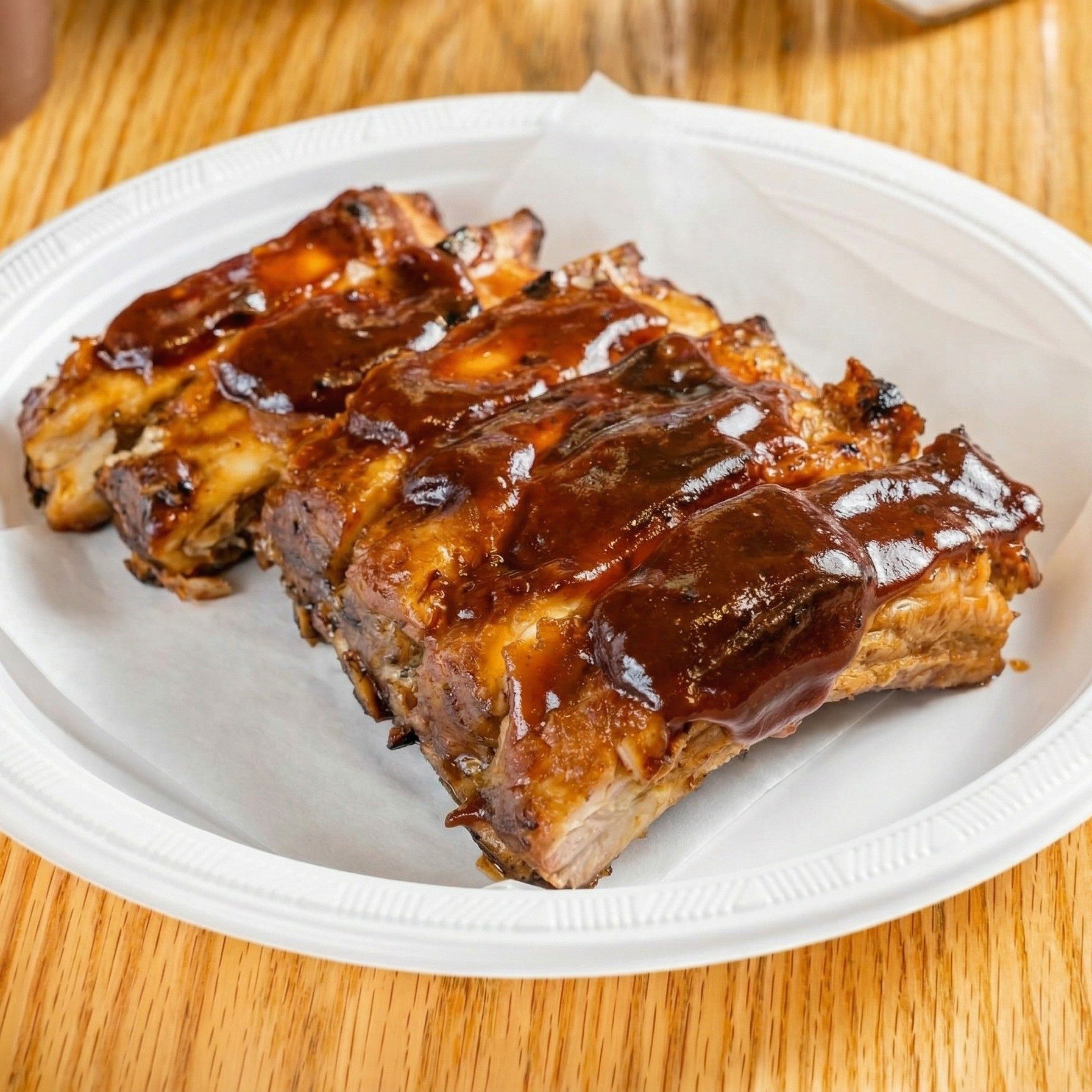 Rack Baby Back Ribs.