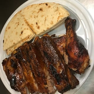 1/2 Chicken and 1/2 Baby Ribs