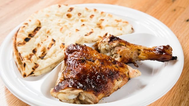 Charcoal Broiled Chicken.