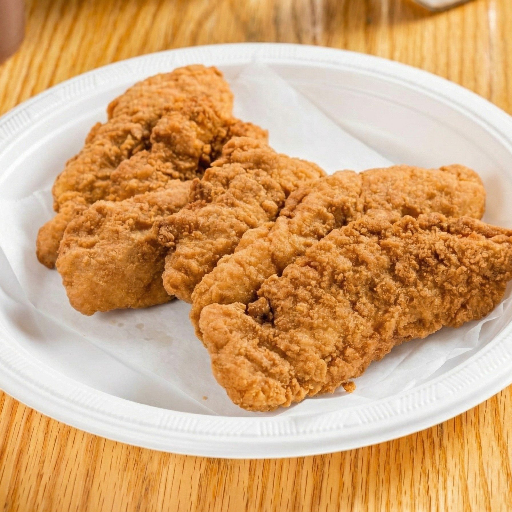 Fried Chicken Tenders Meal with Pita.