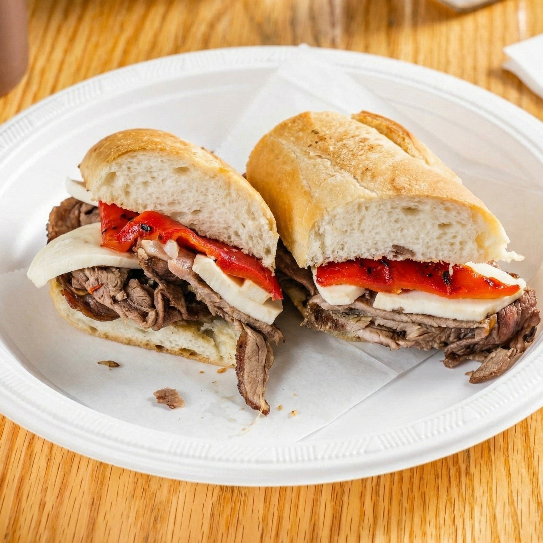 Italian Steak Sandwich.