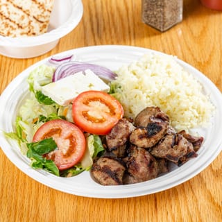 Pork Souvlaki Platter