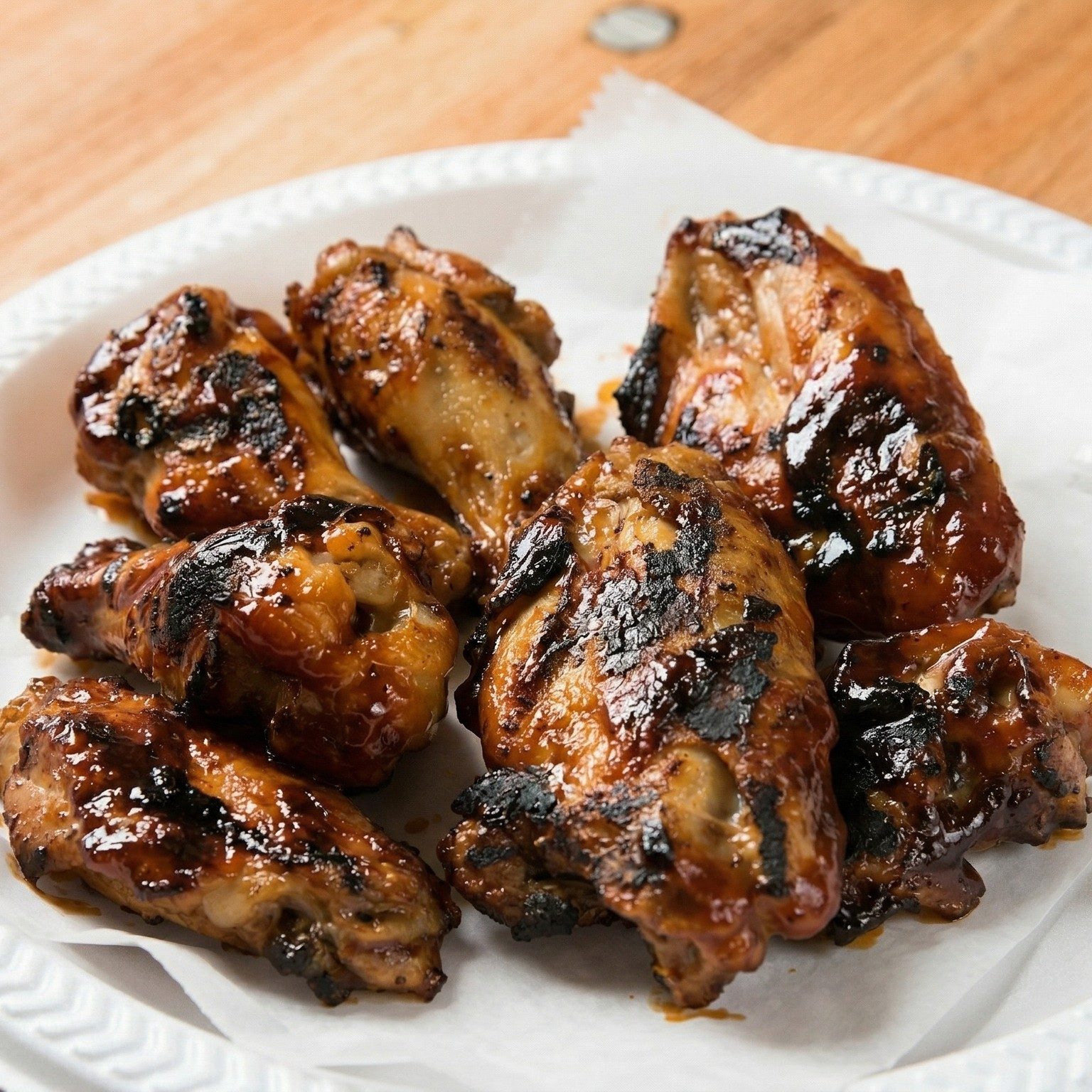 BBQ Grilled Wings.