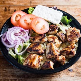 Chicken Souvlaki Platter