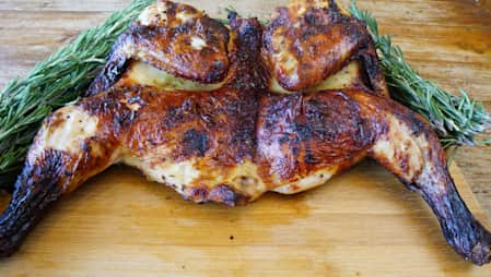 Charcoal Broiled Whole Chicken