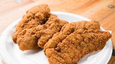 Fried Chicken Tenders Meal with Pita