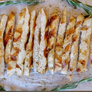 Grilled Chicken Cutlets Meal