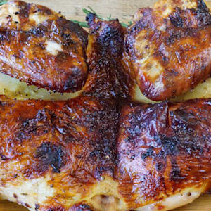Charcoal Broiled Whole Chicken