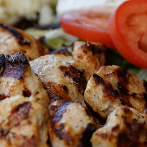 Chicken Souvlaki Platter