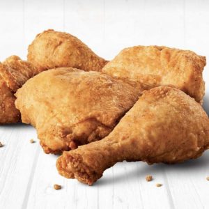 Fried chicken meal (4pcs)